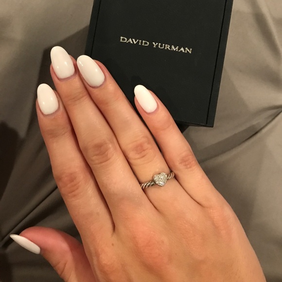 David Yurman Heart Petite Pave collection ring - Picture 2 of 4